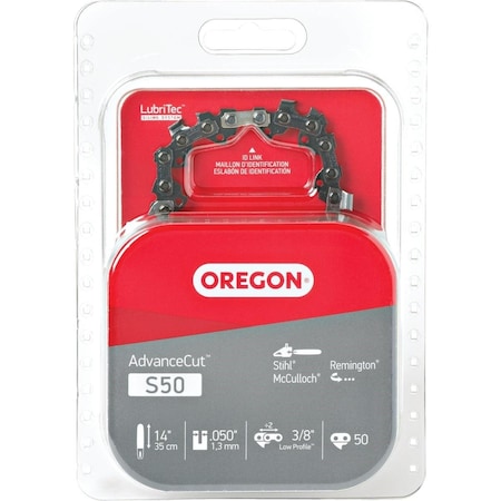 Oregon Cutting Oregon AdvanceCut 14 In. Chainsaw Chain S50